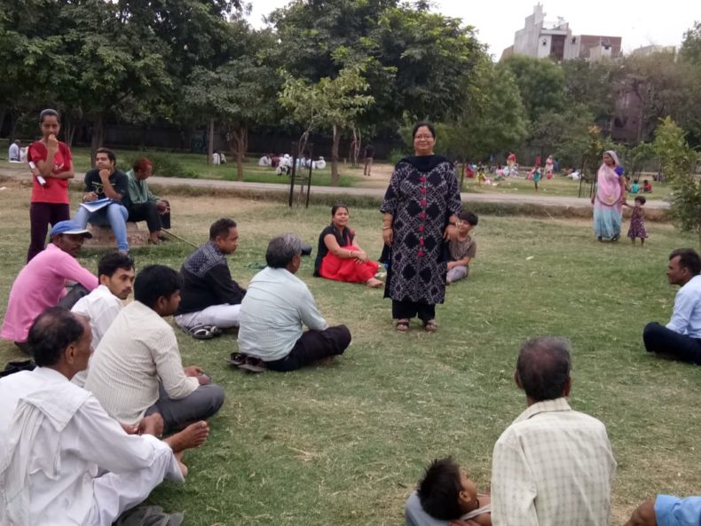 A Legal Awareness Programme was organized on the topic “Water Conservation” at D-Block, Sultan Puri, Delhi on 25.06.2018