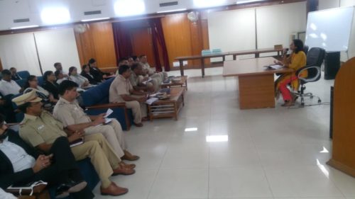 A meeting with  SHOs of Police Stations and MM Panel Advocates regarding Remand work at police stations on 27.06.2018