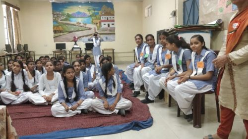A QUIZ was organized by DLSA, NW on 14.08.2018 on the occasion of Independence Day at Legal Literacy Club in Govt. Girls Sr. Sec. School, SU-Block, Pitam Pura, Delhi.