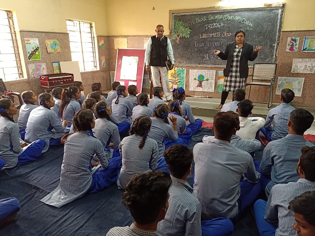 Legal Literacy Classes at Sarvodaya Vidyalaya, Ghevra