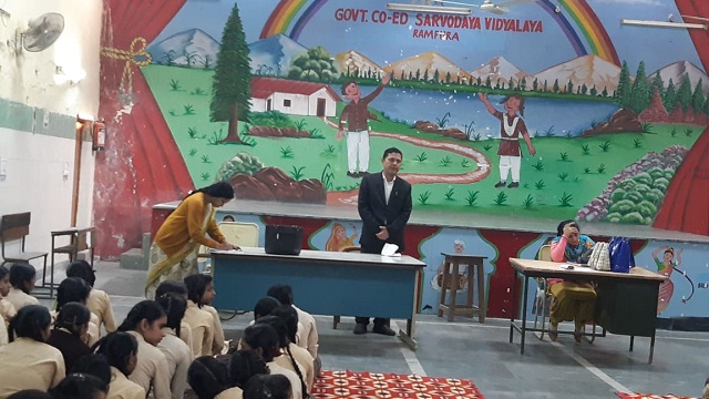 Legal Literacy Programme at Sarvodaya Kanya Vidyalaya, Rampura