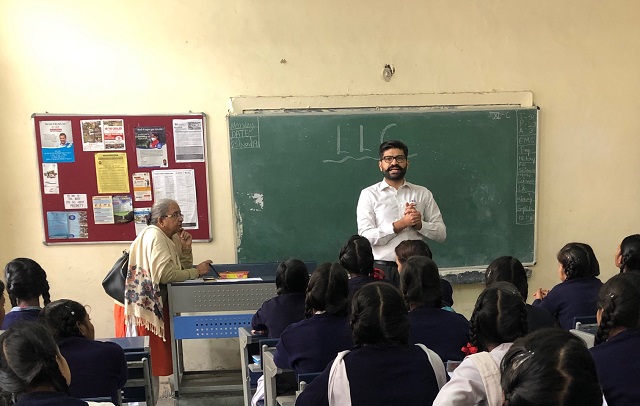 Legal Literacy Programme at Govt. Girls Sr. Sec. School, D-Block, Ashok Vihar