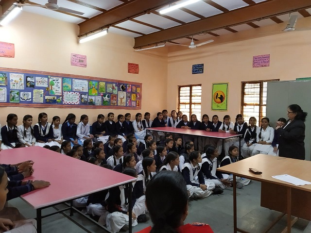 Legal Literacy Programme at Sarvodaya Vidyalaya, H-Block, Sawada Colony, Ghevra