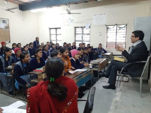 Lecture on “Property Rights “and “Fundamental Duties” at Sarvodya Kanya Vidyalaya Sawada Ghevra