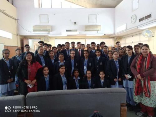 Students of Maharaja Agrasen Public School, Ashok Vihar, Delhi, visited Rohini Courts on 31.01.20