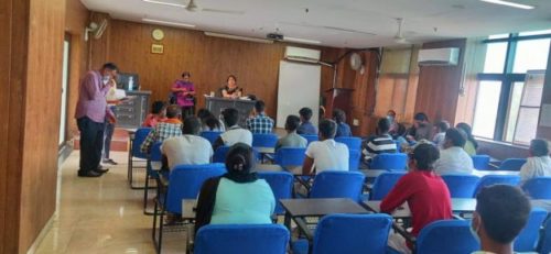 A motivational sensitisation program was organised for juvenile in conflict with law on 25.09.2020