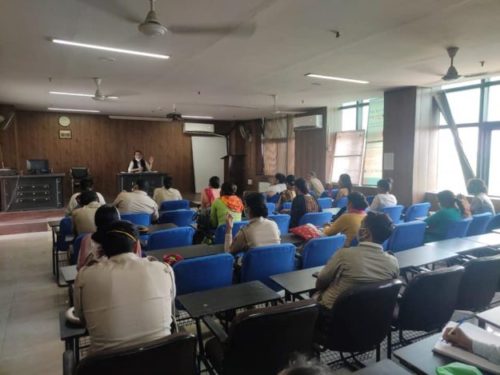 A training program for Rohini District police officials was conducted on the topic”J.J. Act, POCSO ACT and Cr. Amendment Act”