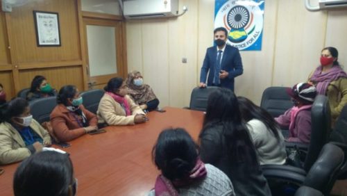 Orientation Program  for Community PLVs  Sh. Abhishek Kumar, Ld. Secretary, DLSA, NW interacted with the PLVs