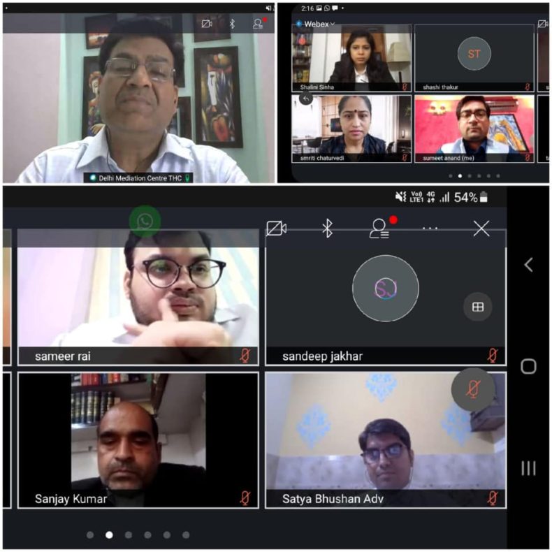 Importance of communication skills, the *District Legal Services Authorities, New Delhi,  North-West and South District*  *jointly organised* an *online virtual session (Webinar)* on *1st June 2021