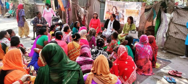 On 07.03.2022 North-West District Legal Services Authority  (under the aegis of NALSA & DSLSA) organized a legal awareness program for the women at 583,Savda Ghevra,JJ Colony, Delhi, on the topic “Domestic Violence Act and Free Legal Services”