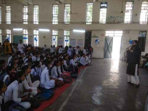 In observance of Earth Day (23.04.2022) North West District Legal Services Authority organized an awareness program on Safe Environment for the students of Sarvodaya Kanya Vidyala, J.J. Colony Wazirpur, Delhi.