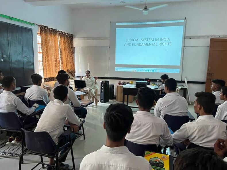 On 25.07.2022. in pursuant to the Plan of action for the month of July 2022 North West District legal Services Authority organized a Legal Literacy Program for the students of Govt. Boys Sr. Sec. School