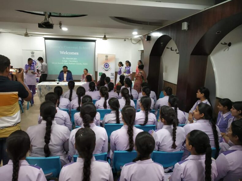 On the first day Sh. Manish Jain, inaugurated the Add-on-Course and addressed to the students on the topic “Understanding the Constitution of India.