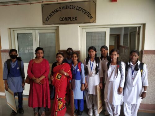 On the occassion of International Literacy Day,  on 8 September 2022, North West DLSA arranged a visit of the school students of Sarvodaya Co-ed School, Rohini to observe the court proceedings, in which students visited Mediation centre, Civil Court, Vulnerable witness room and DLSA office.
