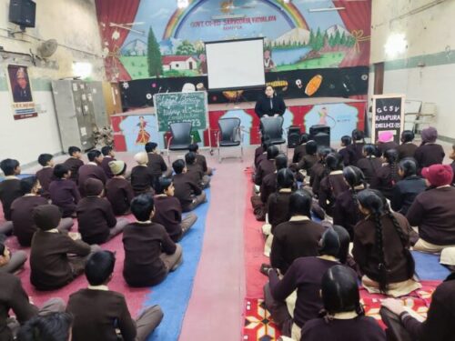 On 21.01.2023 , North West District Legal Services Authority conducted a Legal Literacy Program for the students of Govt. Co-ed Sr. Sec. School, Rampura Delhi on the topic “History of Indian Constitution”.