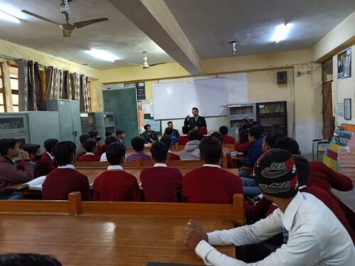On 23.01.2023 , North West District Legal Services Authority conducted a Legal Literacy Program for the students of Govt. Boys Sr. Sec. School Wazirpur J.J. Colony Delhi on the topic “Fundamental Duties and Fundamental Rights”