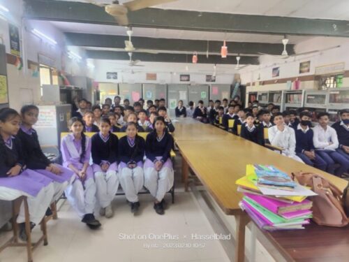 On 08.02.23, North West District Legal Services Authority  conducted an awareness program for students Govt. Co-ed Sr. Sec. School, Sainik Vihar, Delhi on the topic “Environmental Awareness and Environmental Rights of the Citizens of India”.