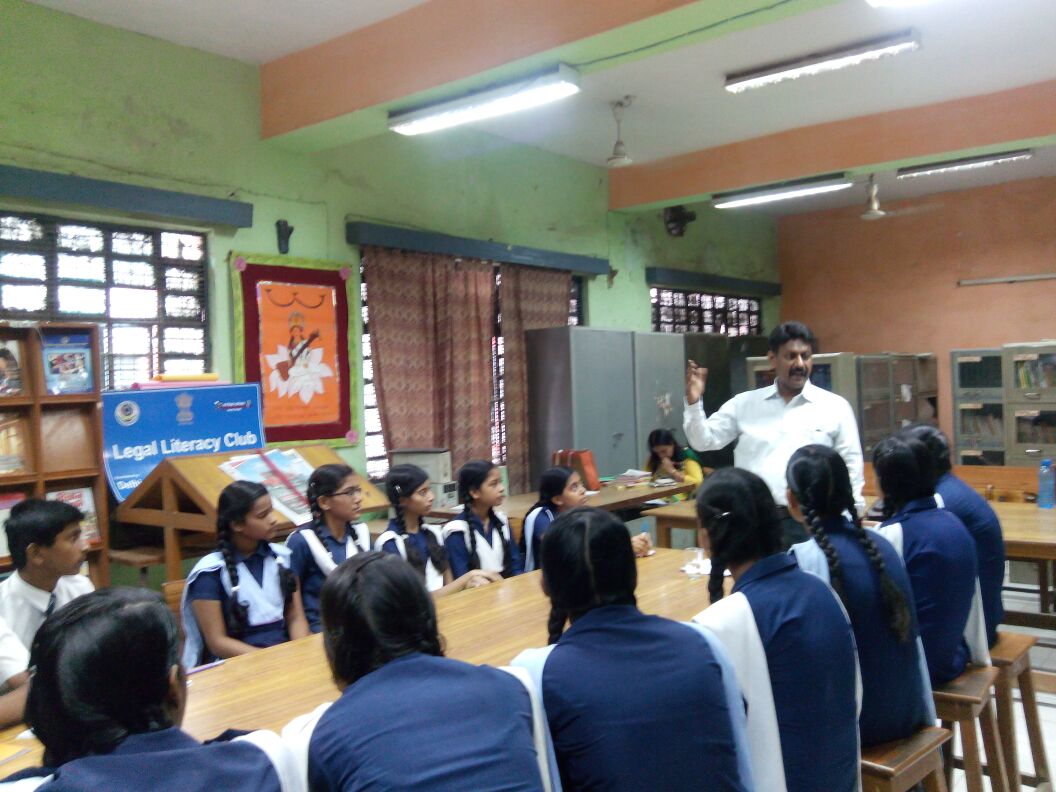 LEGAL LITERACY PROGRAMME AT SCHOOL NAMELY GSV (CO-ED) SAFDARGJUNG ENCLAVE  CONDUCTED BY SH. NISHANT KUMAR SRIVASTAVA, EMPANELLED ADVOCATE ON 10.05.2016