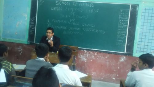 LEGAL LITERACY CLASSES CONDUCTED AT  GBSS NO.3, SEC-V, DR. AMBEDKAR NAGAR, (ID-1923066) ON 17.01.2017