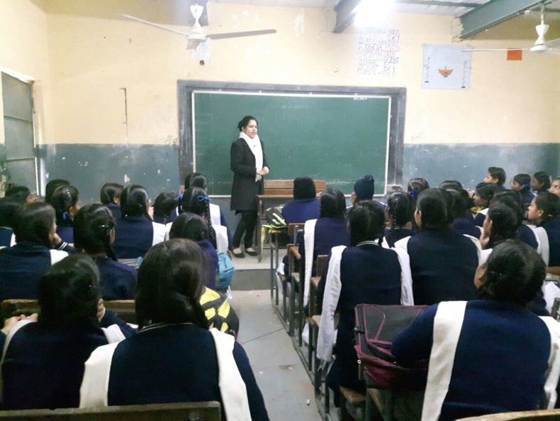 LEGAL LITERACY CLASSES CONDUCTED AT GGSSS, SANGAM VIHAR  (I. D. 1923052) ON 23.01.2017