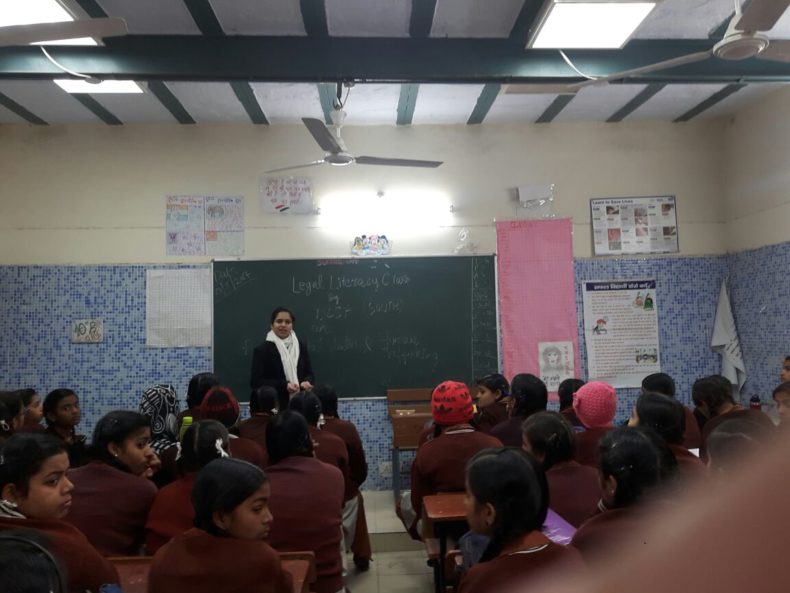 LEGAL LITERACY CLASSES CONDUCTED AT SKV, J BLOCK SANGAM VIHAR (ID-1923346) ON 23.01.2017