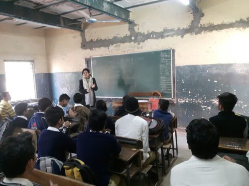 LEGAL LITERACY CLASSES CONDUCTED AT GBSSS NO. 1, SEC-IV, DR. AMBEDKAR NAGAR, (ID-1923008) ON 25.01.2017