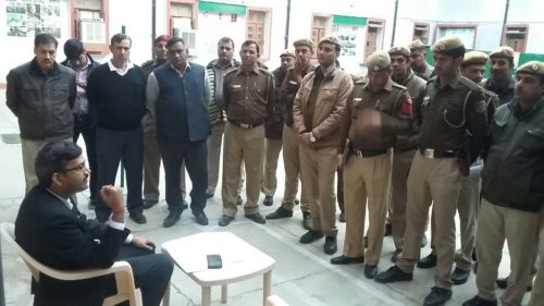 LEGAL LITERACY CLASSES ORGANISED BY DLSA, (SOUTH) AT POLICE STATION: HAUZ KHAS FOR POLICE OFFICIALS POSTED IN THE SOUTH DISTRICT ON 21.12.2016