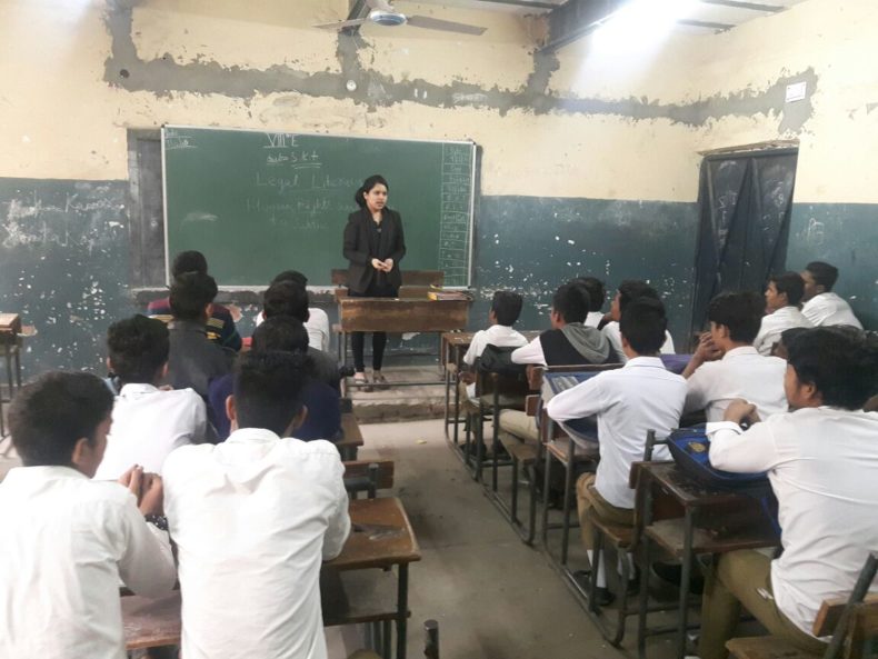 LEGAL LITERACY CLASSES CONDUCTED AT GBSSS NO. 1, SEC-IV, DR. AMBEDKAR NAGAR, (ID-1923008) ON 06.12.2016