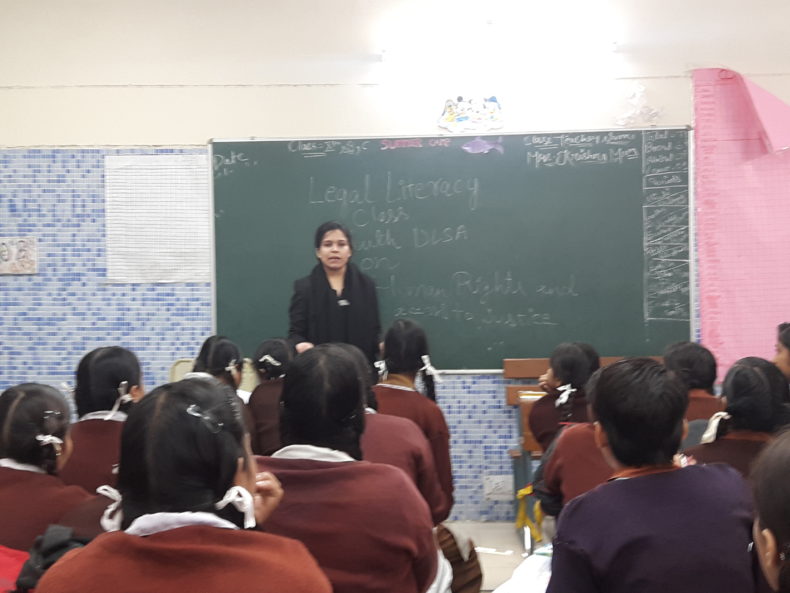 LEGAL LITERACY CLASSES CONDUCTED AT SKV, J BLOCK SANGAM VIHAR (ID-1923346) ON 08.12.2016