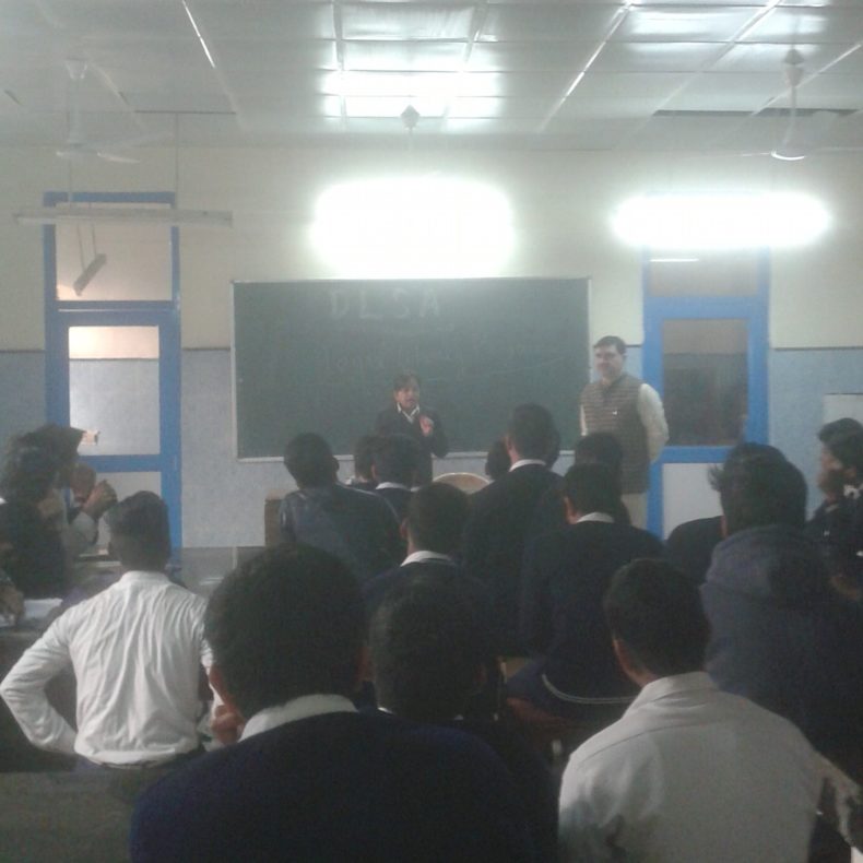 LEGAL LITERACY CLASSES CONDUCTED AT VCSG,SBV,J-BLOCK, SAKET (1923056) ON 24.12.2016