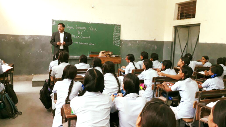 LEGAL LITERACY CLASS AT GGSSS NO.2, SEC-IV, DR. AMBEDKAR NAGAR, (1923045) ON 18.08.2017