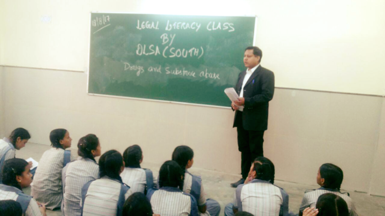 LEGAL LITERACY CLASS AT GGSSS NO.3, SEC-IV, DR. AMBEDKAR NAGAR, (1923060) ON 18.08.2017