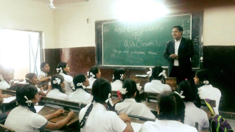 LEGAL LITERACY CLASS AT GGSSS NO.2, SEC-V, DR. AMBEDKAR NAGAR (1923050) ON 19.08.2017