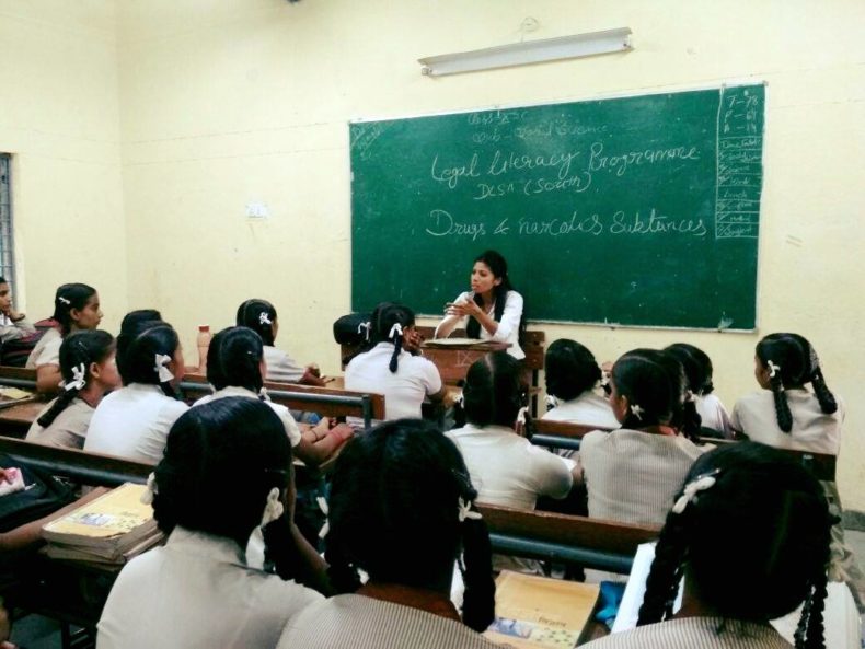 LEGAL LITERACY CLASS AT SKV, J BLOCK SANGAM VIHAR (1923346) ON 26.08.2017