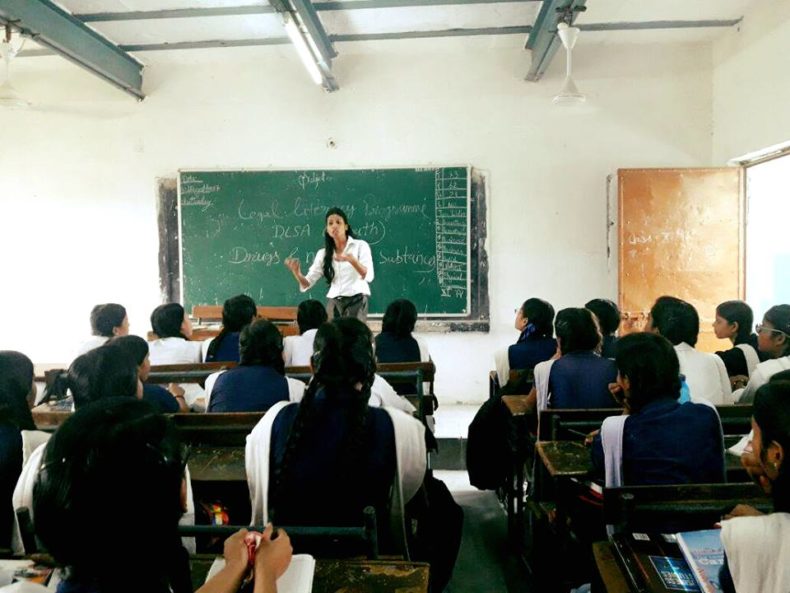 LEGAL LITERACY CLASS AT GGSSS, SANGAM VIHAR, (ID-1923052) ON 26.08.2017