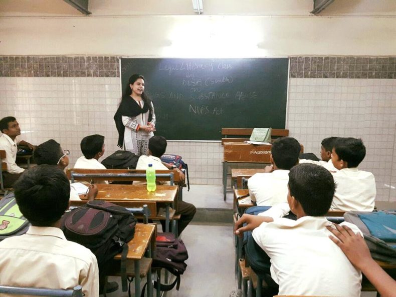 LEGAL LITERACY CLASS AT YOGI SBV SEC-IV, DR. AMBEDKAR NAGAR (ID-1923005) ON 28.08.2017