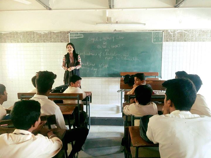 LEGAL LITERACY CLASS AT YOGI SBV SEC-IV, DR. AMBEDKAR NAGAR (ID-1923005) ON 08.09.2017