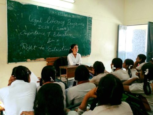 LEGAL LITERACY CLASS AT SKV, J BLOCK SANGAM VIHAR (1923346) ON 08.09.2017