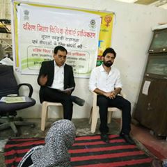 UNDER THE CAMPAIGN “CONNECTING TO SERVE” LEGAL AWARENESS PROGRAMME AT COMMUNITY LEVEL IN THE AREA OF KHIRKI EXTENSION, MALVIYA NAGAR, NEW DELHI ON 13.11.2017