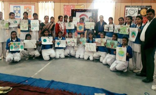 AS PER MONTHLY PLAN ACTION AND CAMPAIGN “CONNECTING TO SERVE” DLSA (SOUTH) CONVENED POSTER MAKING COMPETITION AT SKV, SULTANPUR (ID-1923061) ON 15.11.2017