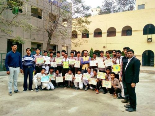 AS PER MONTHLY PLAN ACTION AND CAMPAIGN “CONNECTING TO SERVE” DLSA (SOUTH) CONVENED POSTER MAKING COMPETITION AT GBSS KHANPUR NO.2, (ID-1923069) ON 15.11.2017