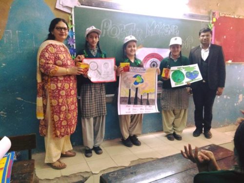 AS PER MONTHLY PLAN ACTION AND CAMPAIGN “CONNECTING TO SERVE” DLSA (SOUTH) CONVENED POSTER MAKING COMPETITION AT RSKV, MEHRAULI ON 16.11.2017