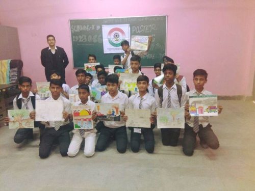 AS PER MONTHLY PLAN ACTION AND CAMPAIGN “CONNECTING TO SERVE” DLSA (SOUTH) CONVENED POSTER MAKING COMPETITION AT GBSSS NO.3, SEC-V, DR. AMBEDKAR NAGAR (ID-1923066) ON 18.11.2017