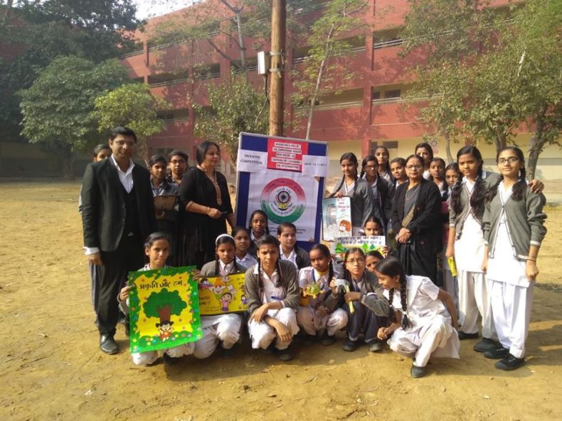 AS PER MONTHLY PLAN ACTION AND CAMPAIGN “CONNECTING TO SERVE” DLSA (SOUTH) CONVENED POSTER MAKING COMPETITION AT GGSSS NO.3, SEC-IV, DR. AMBEDKAR NAGAR (ID-1923060), NEW DELHI ON 16.11.2017