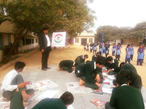 AS PER MONTHLY PLAN ACTION AND CAMPAIGN “CONNECTING TO SERVE” DLSA (SOUTH) CONVENED POSTER MAKING COMPETITION AT G (CO-ED) SS, MAIDAN GARHI (ID-1923033) ON 17.11.2017