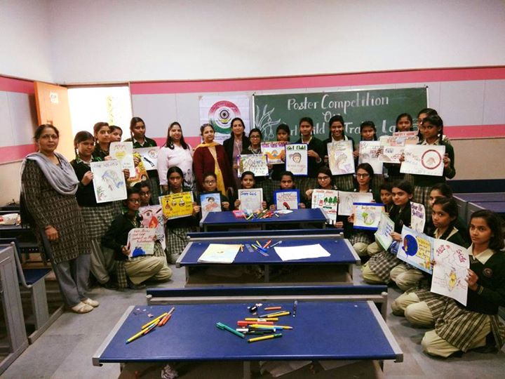 AS PER MONTHLY PLAN ACTION AND CAMPAIGN “CONNECTING TO SERVE” DLSA (SOUTH) CONVENED POSTER MAKING COMPETITION AT GGSSS, M.B. ROAD, PUSHP VIHAR, NEW DELHI (ID-1923055) ON 18.11.2017