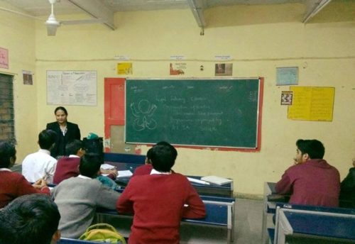 LEGAL LITERACY CLASS AT GBSSS, DEVOLI, NEW DELHI (ID-1923018) ON 13.12.2017