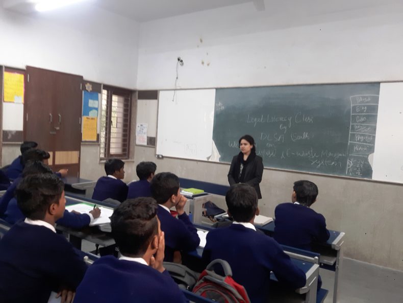 LEGAL LITERACY CLASS AT GBSSS NO. 1, SEC-IV, DR. AMBEDKAR NAGAR (ID-1923008) ON 16.02.2018