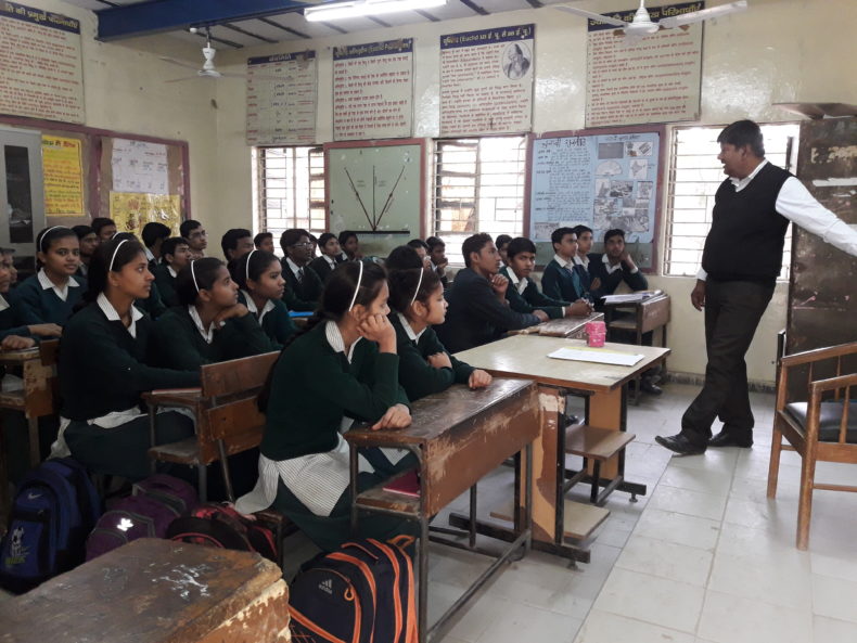 LEGAL LITERACY CLASS AT G (CO-ED) SS, MAIDAN GARHI (ID-1923033) ON 22.02.2018