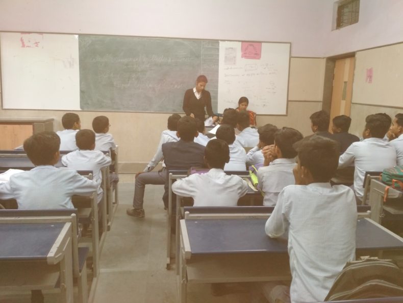 LEGAL LITERACY CLASS AT SAP GBSSS, SEC-V, DR. AMBEDKAR NAGAR, (ID-1923011) ON 22.02.2018